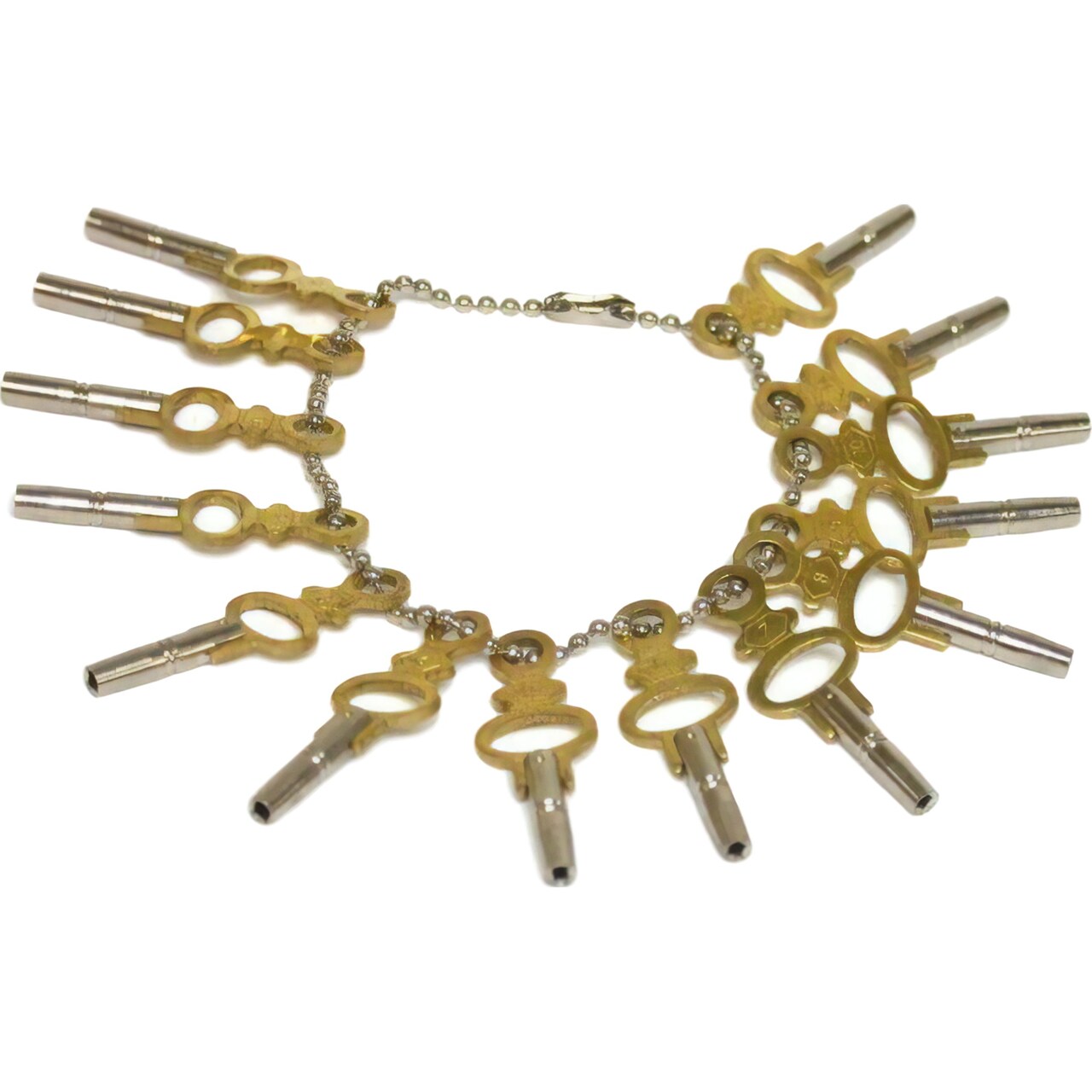 New 14pc Pocket Watch Winding Key Set Universal Jewelers Setting Tool Size 00-12